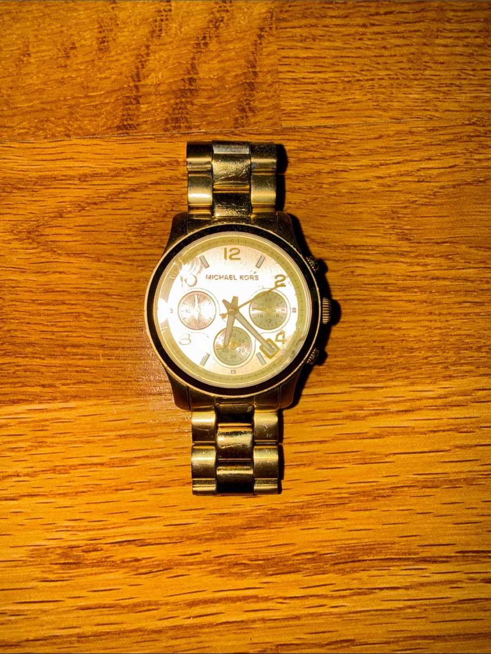 Michael Kors Gold Chronograph Watch